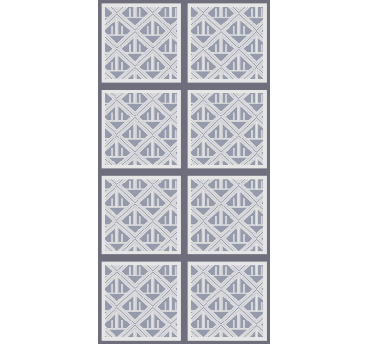 Contemporary wallpaper with geometric sections - TenStickers