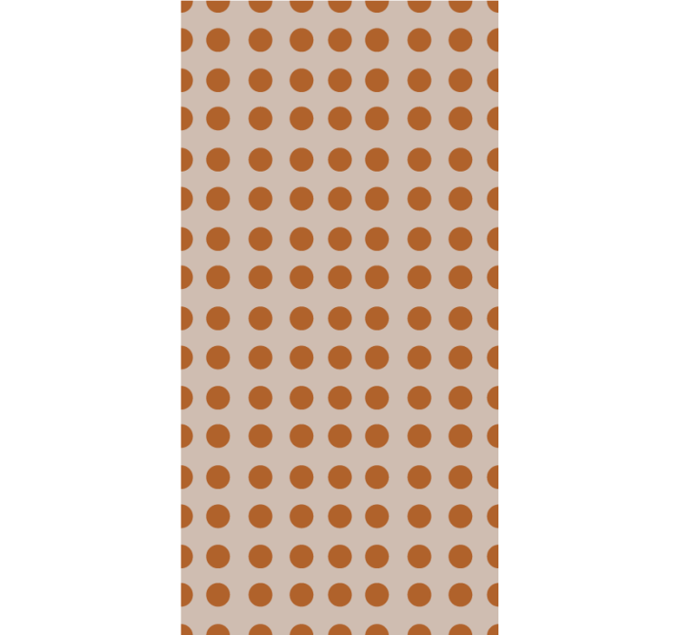 Contemporary wallpaper in brown polka dots - TenStickers
