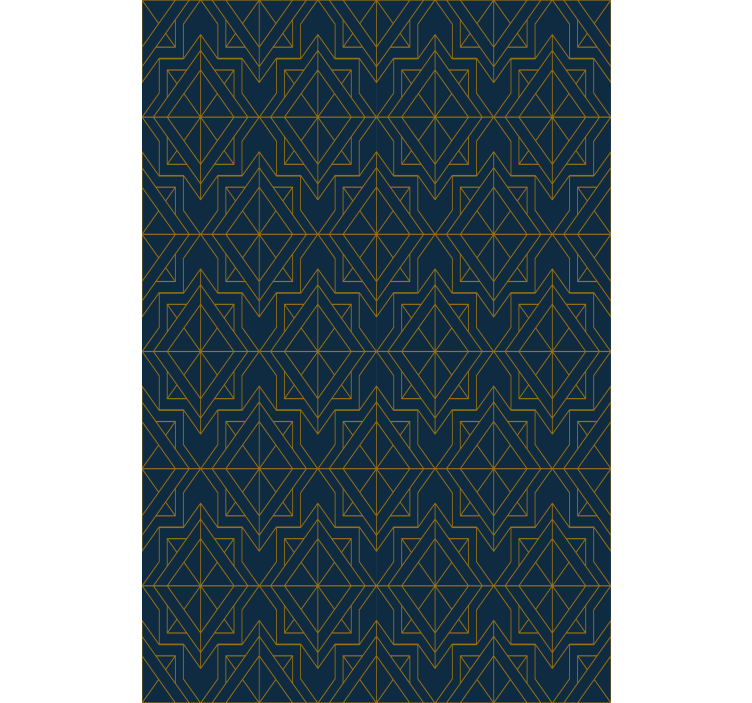 Contemporary wallpaper geometric design arrangement - TenStickers