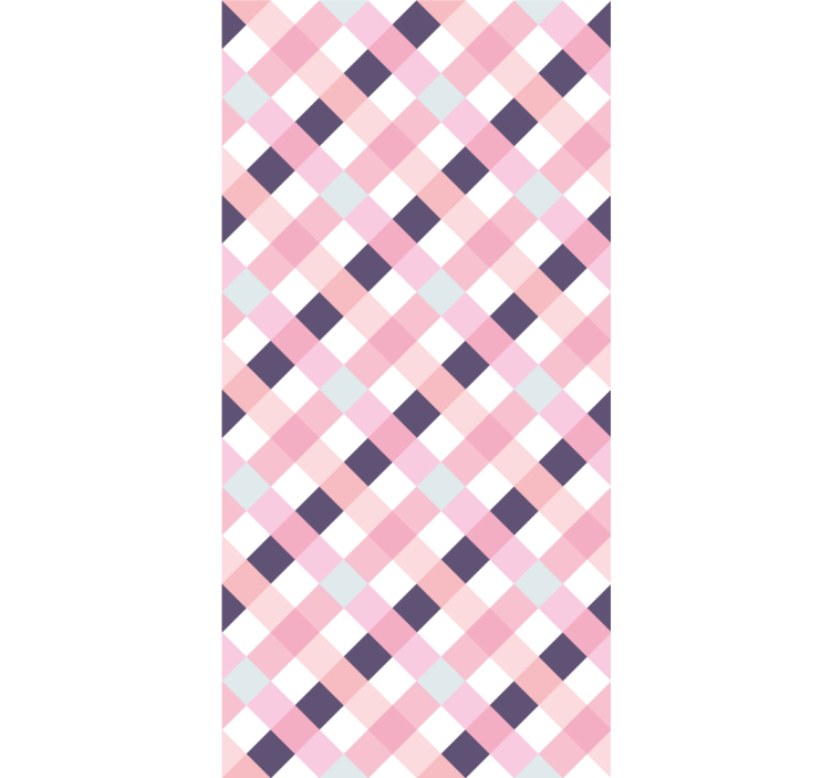 Contemporary wallpaper diamond pattern harmony - TenStickers