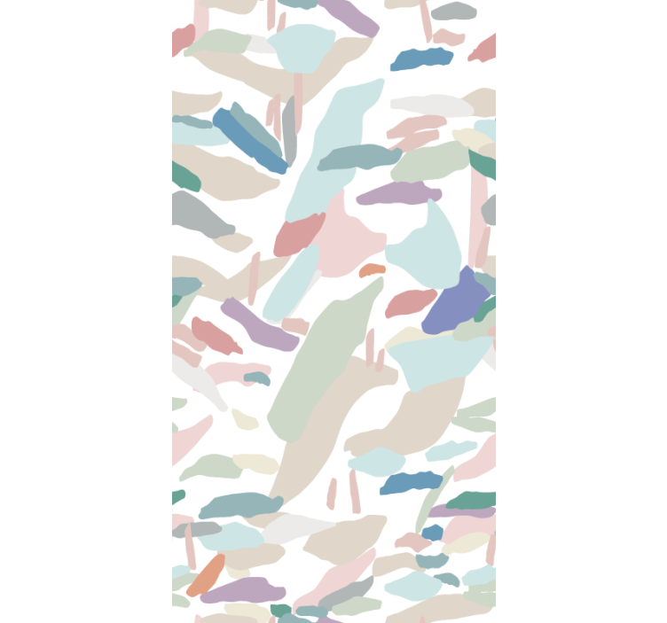 Contemporary wallpaper in gentle abstract shades - TenStickers