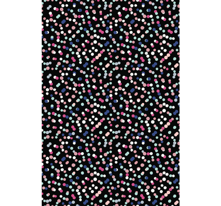 Wallpaper teenage bedroom colorful dot design - TenStickers