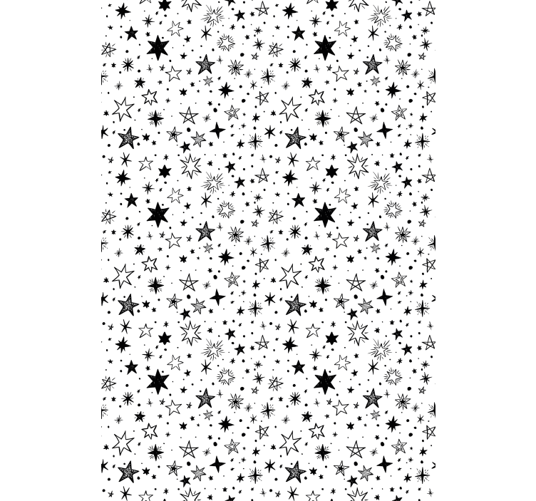 Wallpaper teenage bedroom starry night design - TenStickers