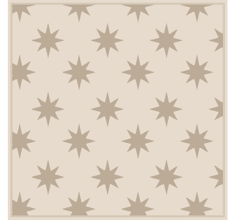 Kitchen wallpaper starry beige pattern - TenStickers