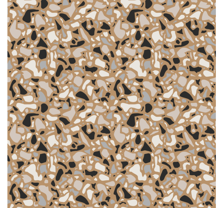 Bathroom wallpaper textured stone design - TenStickers