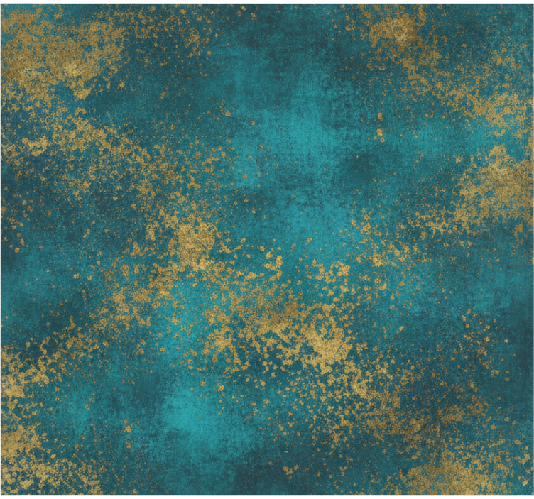 Living area wallpaper distressed teal speckle - TenStickers