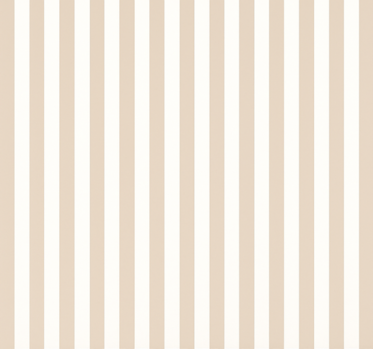 Living area wallpaper beige striped wallpaper - TenStickers