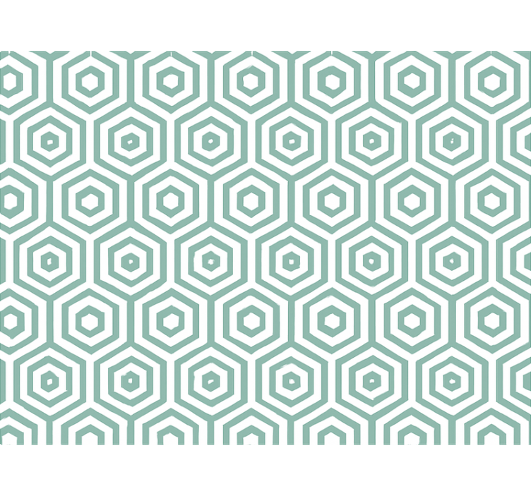 Living area wallpaper abstract geometric design - TenStickers
