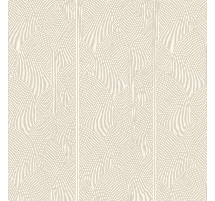 Living area wallpaper soft arch geometric design - TenStickers