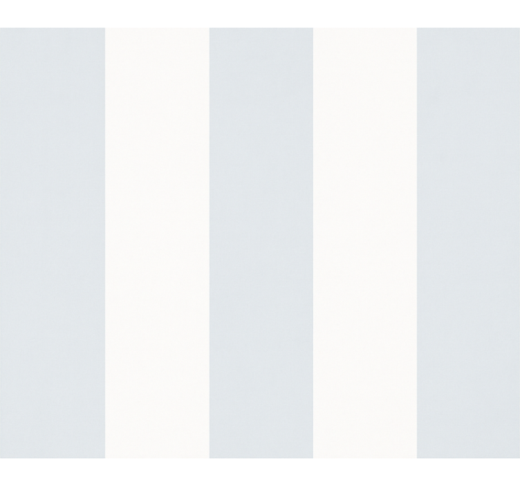 Wallpaper childrens room baby blue and white stripes - TenStickers