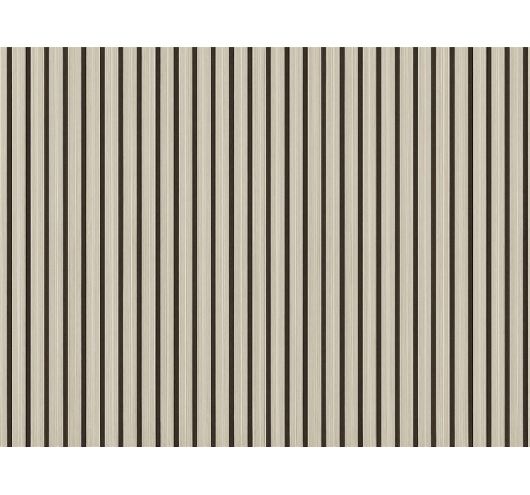 Living area wallpaper beige and black wood - TenStickers