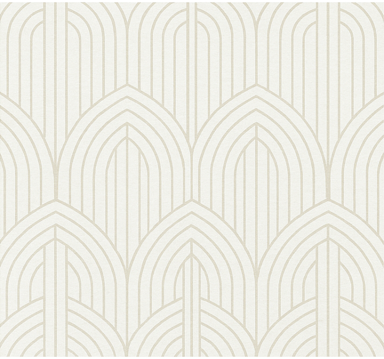 Living area wallpaper white wood design - TenStickers