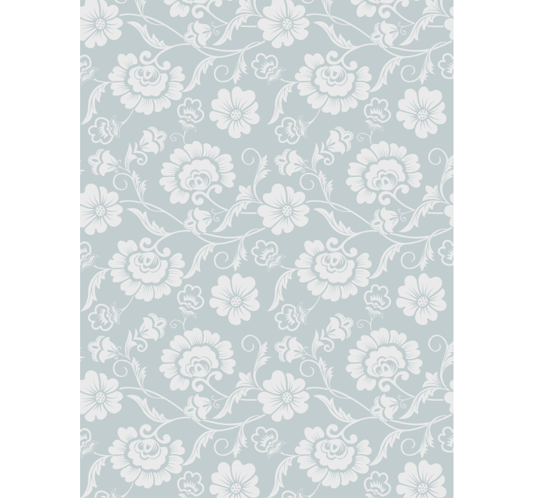 Floral wallpaper granny chic floral print - TenStickers