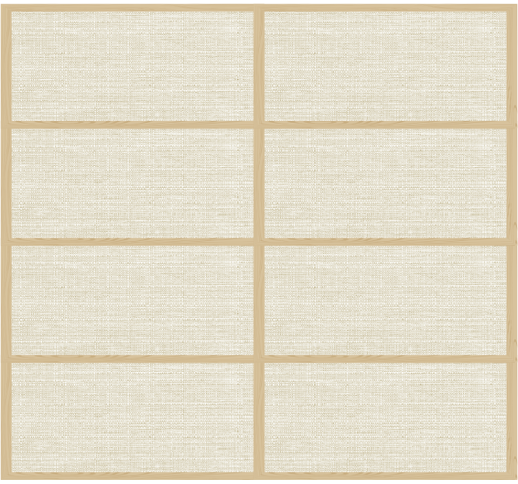 Master bedroom wallpaper japanese panel design - TenStickers