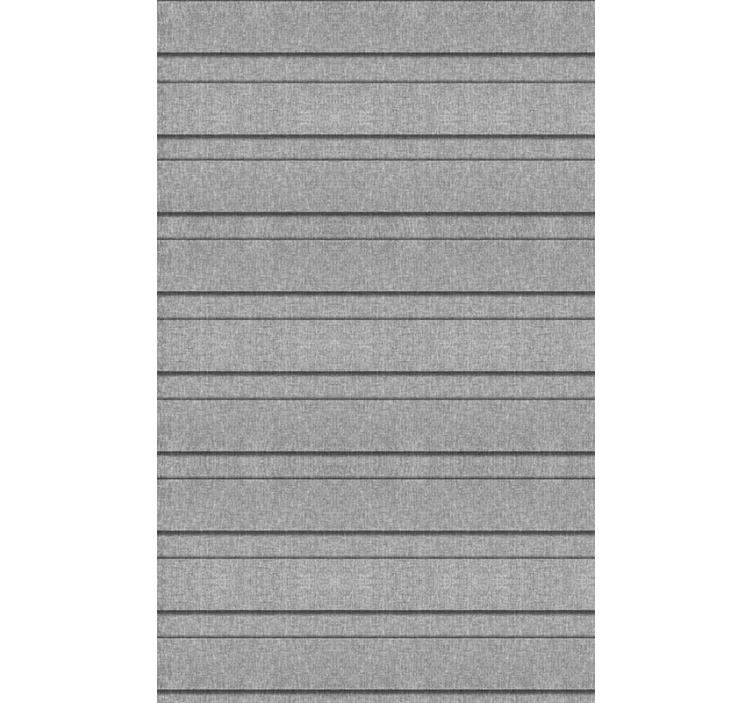 Master bedroom wallpaper in grey stripes - TenStickers