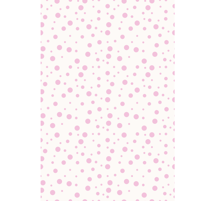 Master bedroom wallpaper with lovely pink dots - TenStickers