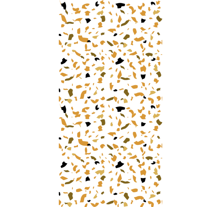 Master bedroom wallpaper in warm colors terrazzo style - TenStickers