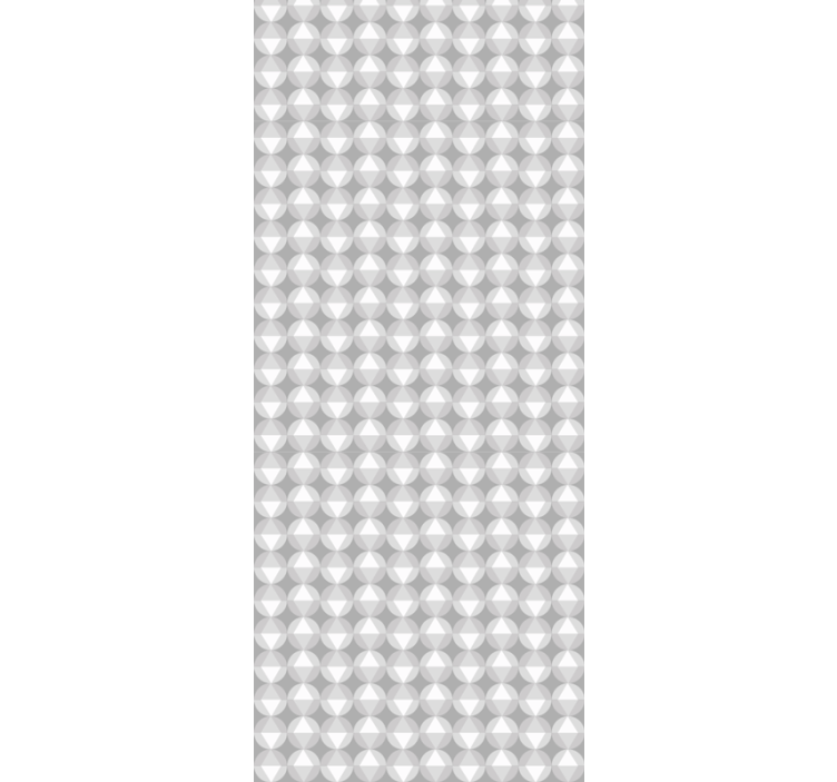Wall paper in bedroom nordic style soothing grey design - TenStickers