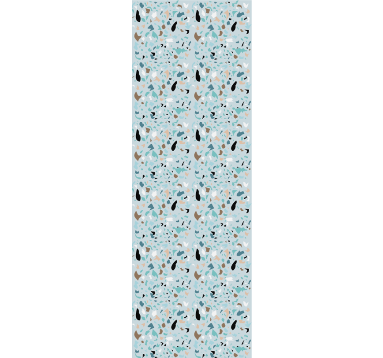 Wall paper in bedroom terrazzo style design - TenStickers