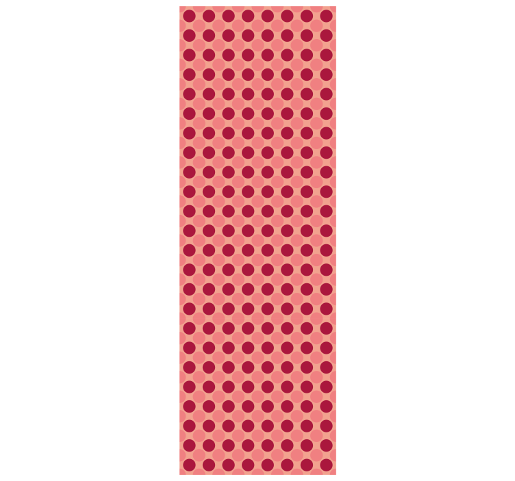Wall paper in bedroom dots pattern geometric design - TenStickers