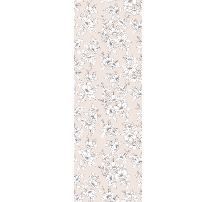 Wall paper in bedroom nordic wild elegant design - TenStickers