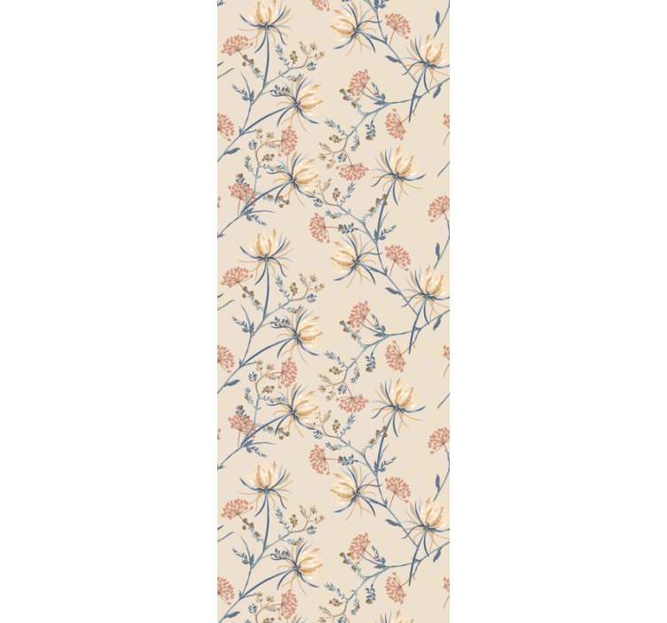 Wall paper in bedroom paradise row - TenStickers