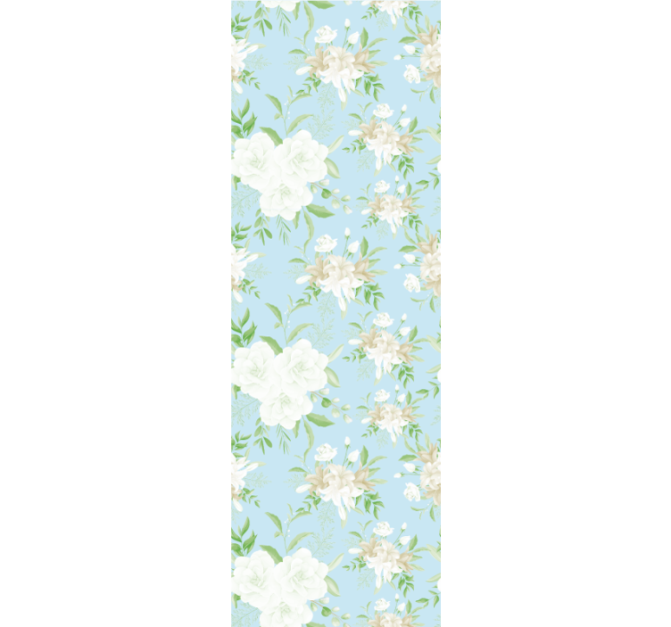 Wild floral grandmillenial style wall paper in bedroom - TenStickers