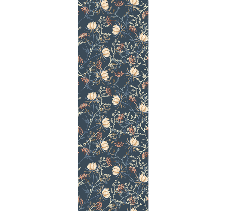 Restore midnight style wall paper in bedroom - TenStickers