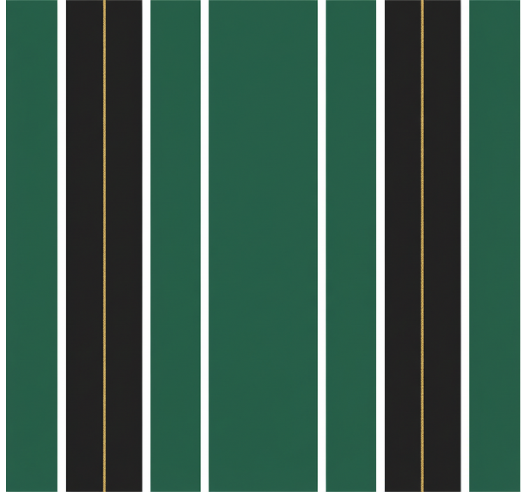 Wallpaper vertically striped in green and black - TenStickers
