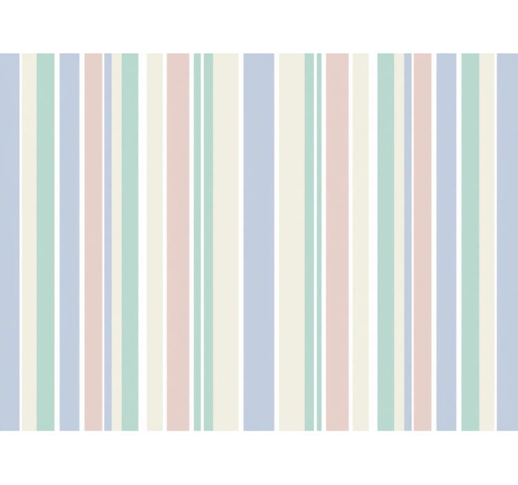 Wallpaper vertically striped light pastel stripes - TenStickers