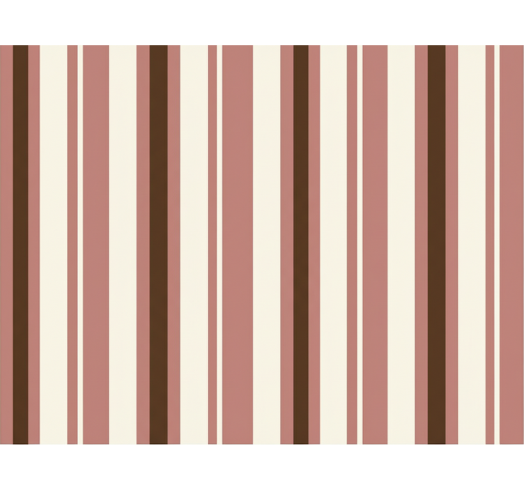 Wallpaper vertically striped in pink and brown - TenStickers
