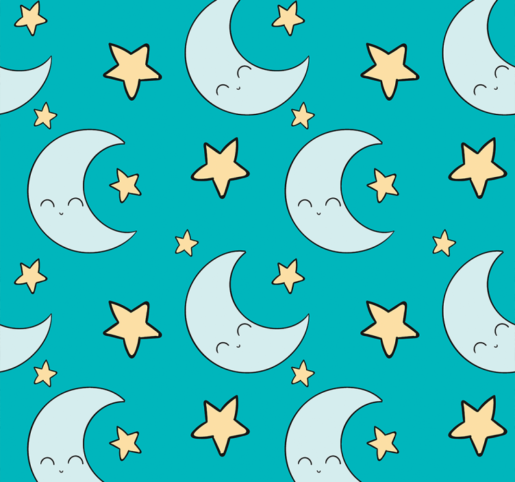 Celestial Dreaminess star wallpaper - TenStickers
