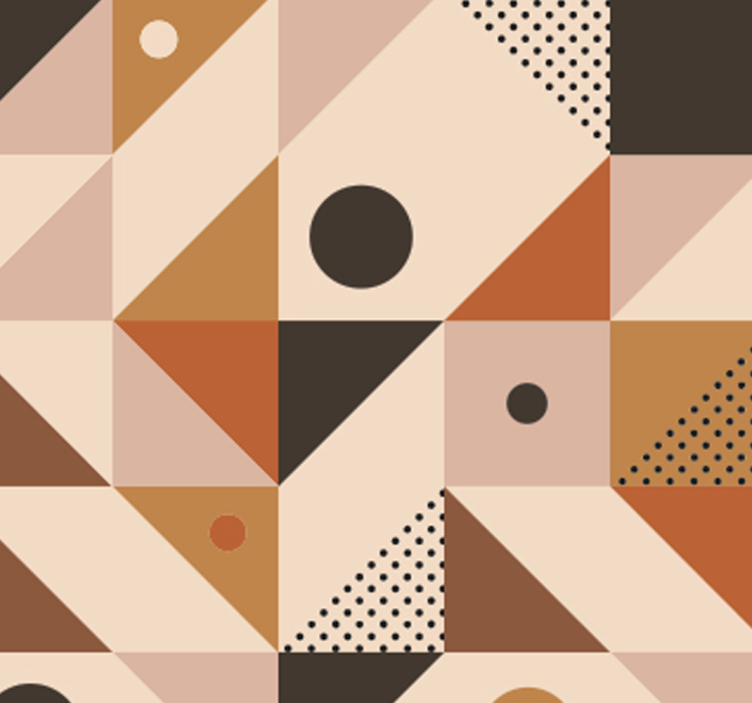 Geometric Shapes Harmony wallpaper geometric - TenStickers