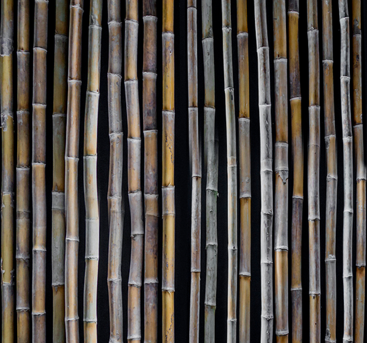 Bamboo Rods Pattern nature wallpaper - TenStickers