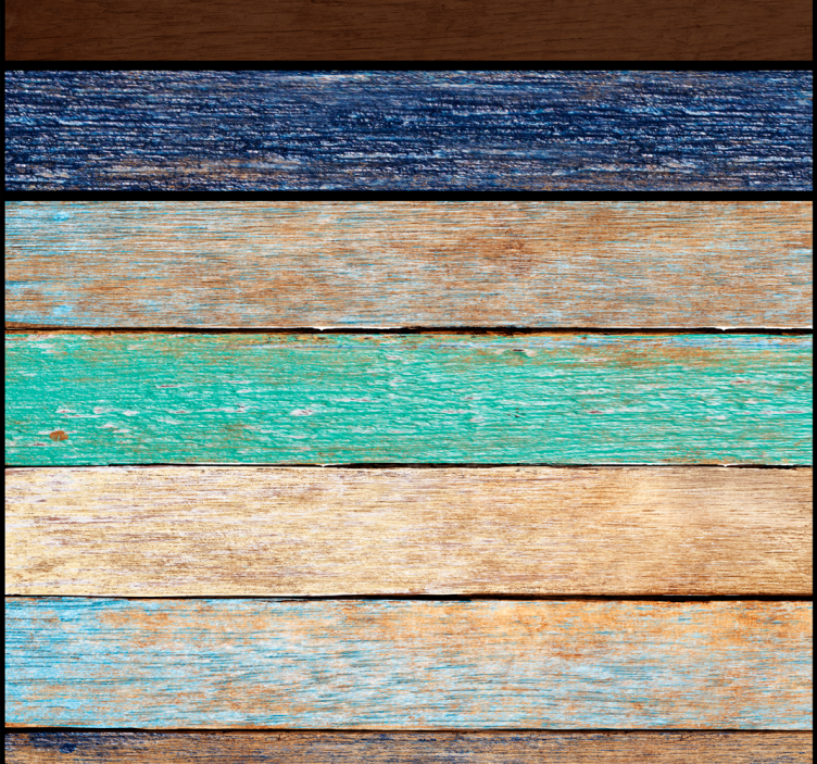 Rustic Plank Design wood effect wallpaper - TenStickers