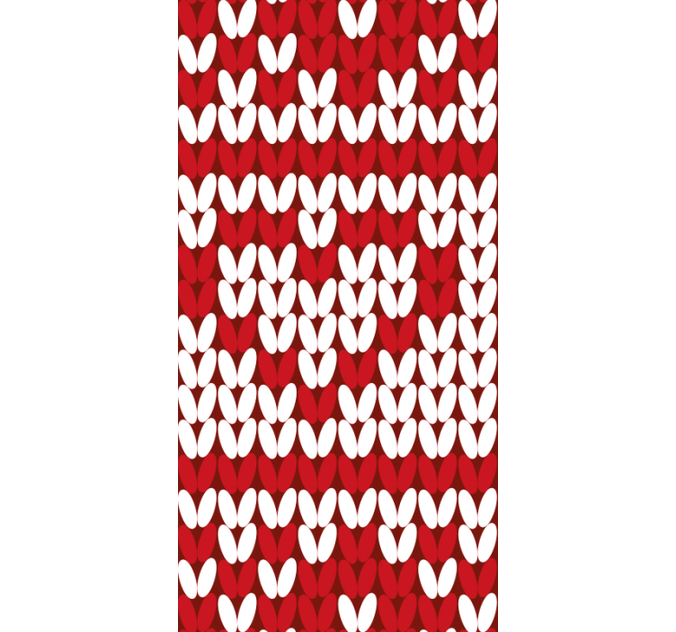 Christmas sweater pattern Christmas wallpaper - TenStickers