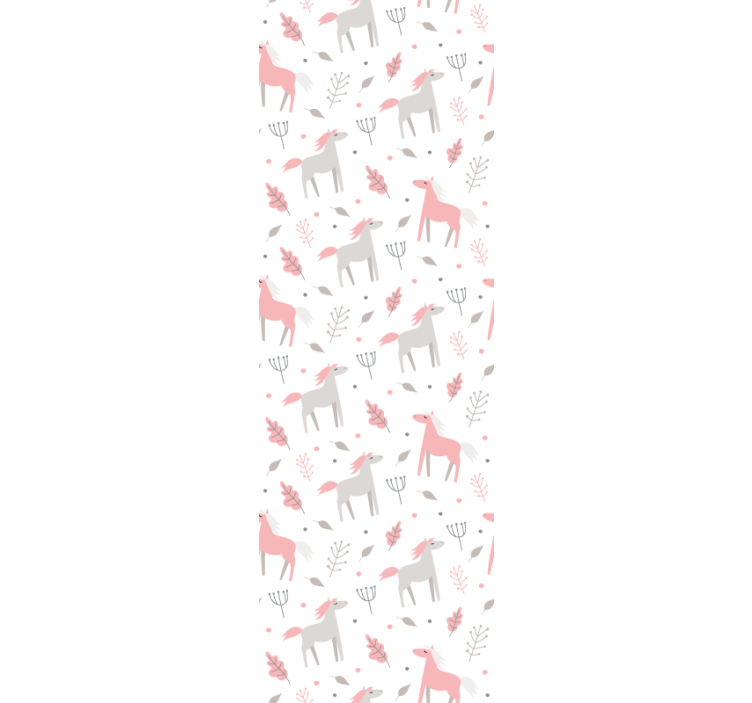 Pastel Fauna Pattern animals wallpaper - TenStickers