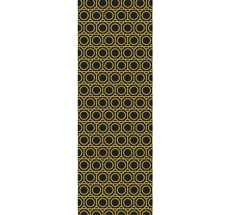 Golden chains Abstract Wallpaper - TenStickers