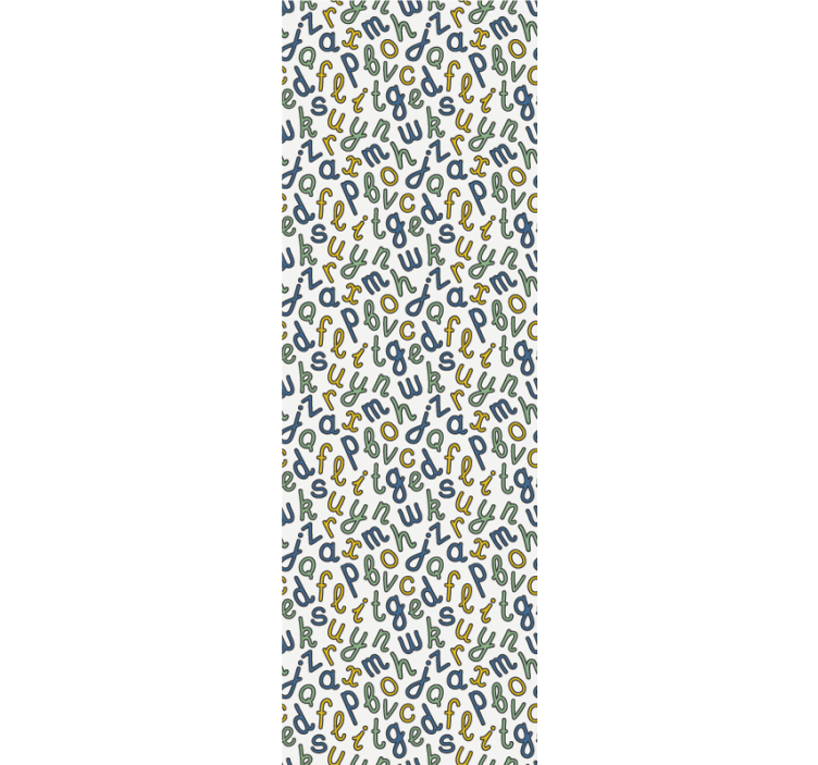 Colorful alphabet  letter wallpaper - TenStickers