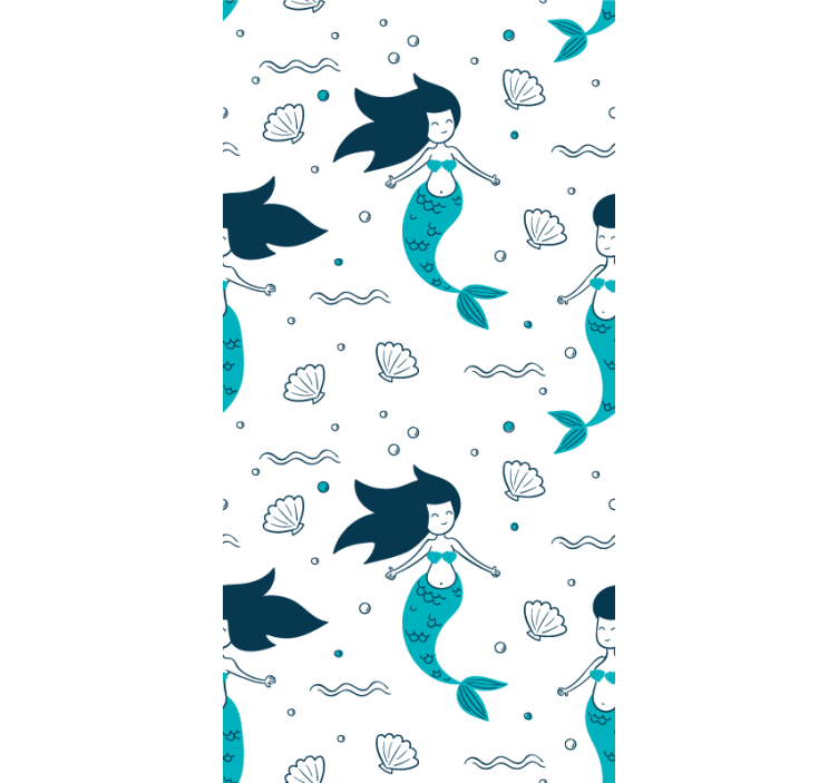 Enchanting Mermaid Scene animals wallpaper - TenStickers