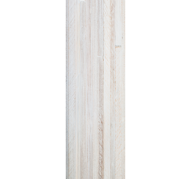 Whitewashed Planks wood effect wallpaper - TenStickers