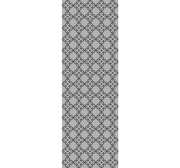 Grey vintage Korean classic wallpaper - TenStickers