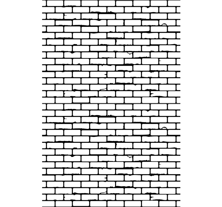 Simulated Brickwork bricks wallpaper - TenStickers
