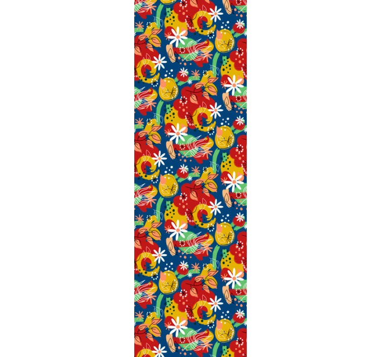 Fruity Splash abstract wallpaper - TenStickers