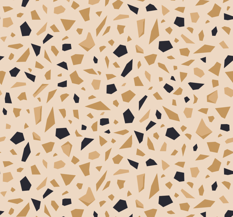 Terrazzo Pattern wallpaper geometric - TenStickers