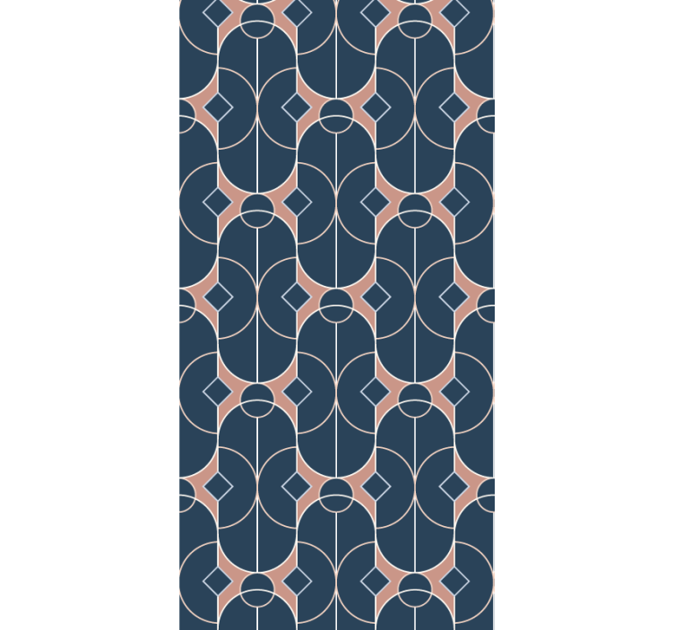 Geometric Chain Pattern wallpaper geometric - TenStickers