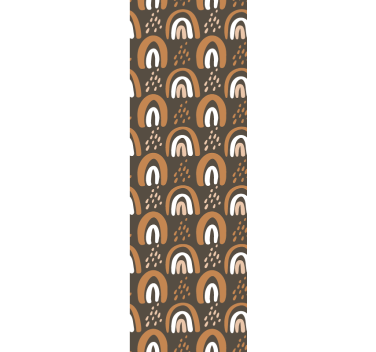 Geometric Arc Motif wallpaper geometric - TenStickers