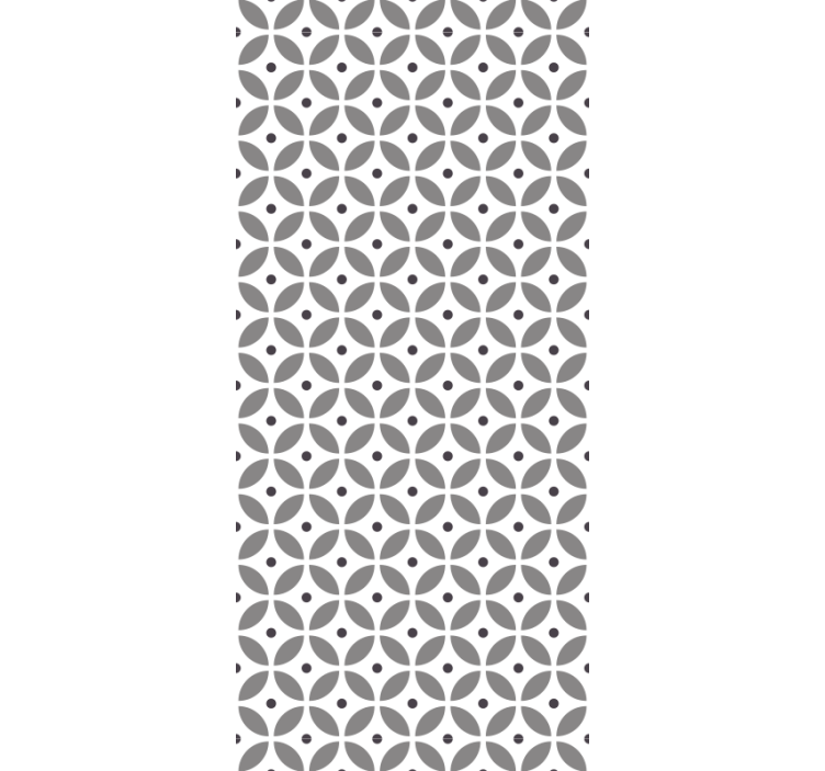 Geometric Petal Pattern wallpaper geometric - TenStickers