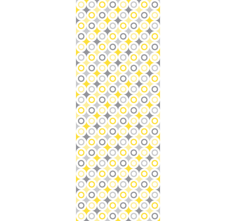 Circular Pattern polka dots wallpaper - TenStickers