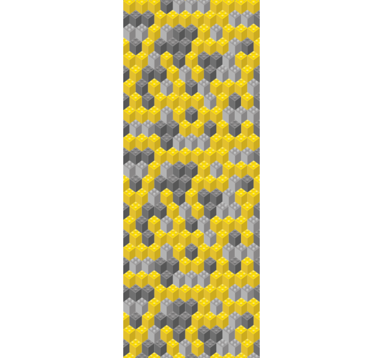 Geometric Honeycomb wallpaper geometric - TenStickers